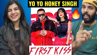 First Kiss Yo Yo Honey Singh Ft Ipsitaa 🔥❤ Deepak Ahlawat  First Kiss Reaction video [upl. by Utir]