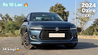 2024 Maruti Suzuki Dzire ZXI Plus🔥 Detailed Driving Review with On Road Price [upl. by Bryana]