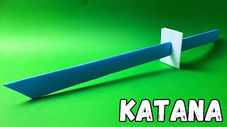 Come Realizzare una Spada Katana di Carta  Katana Sword 🗡️🥷 [upl. by Rtoip]