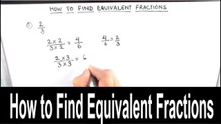 How to find Equivalent fractions  Equivalent Fractions  What are Equivalent Fractions [upl. by Stefania]