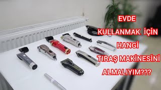 EVDE KULLANMAK İÇİN HANGİ TIRAŞ MAKİNESİNİ ALMALIYIM [upl. by Aetnuahs494]