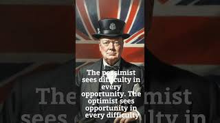 The pessimist sees difficulty in every opportunity Winston Churchill [upl. by Delp494]