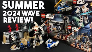 LEGO Star Wars SUMMER 2024 WAVE REVIEW [upl. by Malinin]