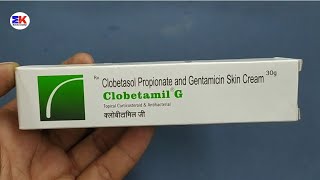 Clobetamil G Cream  Clobetasol Propionate and Gentamicin Skin Cream  Clobetamil G Cream Uses [upl. by Trinee]