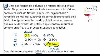 ESTEQUIOMETRIA COM REAÇÕES CONSECUTIVASSUCESSIVAS [upl. by Nwahsear]