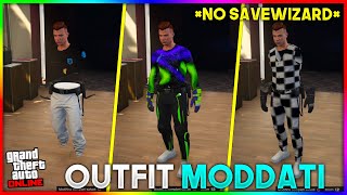 Easy GLITCH TOP 3 OUTFIT MODDATI GTA 5 Online ITA  Galassia  Scacchi  Busto Invisibile  Jogger [upl. by Zebe271]