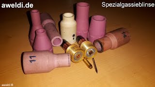 Welding Nozzles Ceramic Nozzles TIG Welding Nozzle WIG Schweißdüsen WIG Keramikdüsen YouTube [upl. by Eanrahs287]