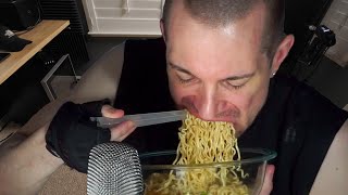 ASMR Eating 30 Packs of Ramen Noodles [upl. by Sumerlin20]