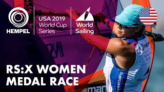 RSX Women Medal Race  Hempel World Cup Series Miami USA [upl. by Irb747]