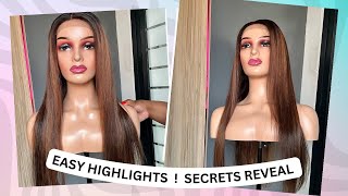 WIG Highlighting Secrets REVEALED  MAPPING A BALAYAGE  TUTORIAL [upl. by Corinna13]