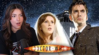 DONNA  Doctor Who quotThe Runaway Bridequot Christmas Special Reaction [upl. by Ecadnac]