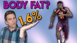 DK Metcalf 16 Body Fat at NFL Combine  A Doctors Take [upl. by Gunner]