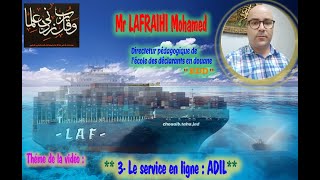 3 Service douanier en ligne ADIL [upl. by Aisatnaf904]