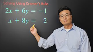 Part 1 Solving Using Matrices and Cramers Rule [upl. by Bruyn]