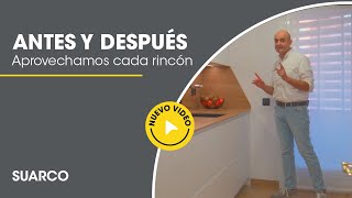 Remodelación Total 🙌 Cocina Blanca y Madera 🤩 ANTES Y DESPUÉS [upl. by Edveh]