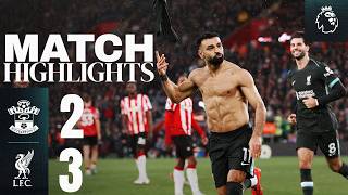 Highlights Southampton vs Liverpool  Salah Double Wins It 23 [upl. by Gunzburg385]