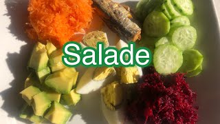 Salade 🥗 Crudités Niçoise  Rapide🥕 🥚 🥑🐠🥒 [upl. by Nigem]