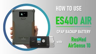 How to connect EASYLONGER ES400 AIR with ResMed AirSense 10 to work [upl. by Arvie]