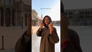 Umayyad mosque in Syria  most beautiful place to visit syria mosque damascus travelguide [upl. by Katleen]