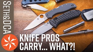 What Do Knife Pros Actually Carry [upl. by Lifton]