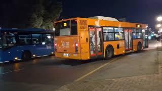 Bus spotting in piazza dAzeglio di sera [upl. by Ycniuqal]