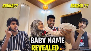 We REVEALED OUR BABY NAME MASHALLAH ❤️😍 [upl. by Afital]