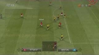 PES 09 Skills Tutorial [upl. by Aicilehp]