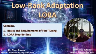 LowRank Adaptation LORA [upl. by Bor]