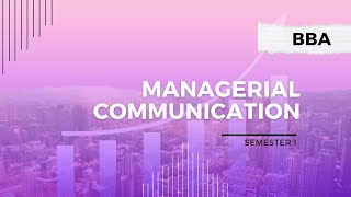 BBA  SEM 1  Managerial Communication  UNIT  3 INTERVIEW and TECHNIQUES [upl. by Alletsirhc392]