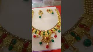 wedding jewellery necklace available saikrupa bentex jwellers 9326586730 [upl. by Sire888]