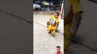 cute monkey pulls car to sell durian shorts [upl. by Karlotte]