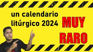 Calendario litúrgico CATÓLICO 2024 │Todos los CAMBIOS para que preparares tus ESQUEMAS DE CANTOS [upl. by Ecnerret]