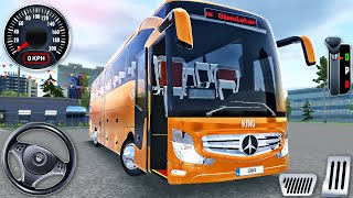 Bus Simulator  Ultimate 16  Coach Bus Mercedes Road Driving  Android GamePlay [upl. by Lundell57]