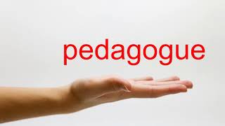 How to Pronounce pedagogue  American English [upl. by Labannah]