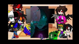 dream smp react to dream dreamXD and nightmare tiktoksGacha club12part 2 of dreams reaction [upl. by Findley]