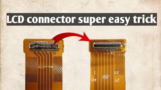 LCD connector super easy👍trick easy tricks to remove and replace display connector displayconnector [upl. by Dressel396]