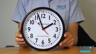 Easy to See Radio Controlled Wall Clock Review [upl. by Nabroc]