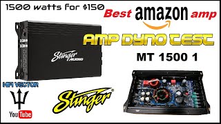 Best budget amazon amp Stinger amp dyno 1500 watt MT15001 [upl. by Faye]