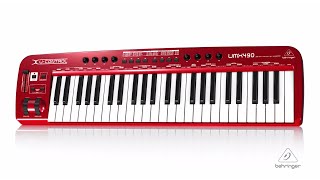 UCONTROL UMX490 The Ultimate Studio in a Box 49Key USBMIDI Controller Keyboard [upl. by Aronaele]