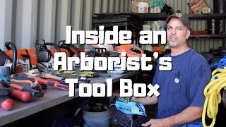 Inside an Arborists Tool and Equipment Box [upl. by Alemap]