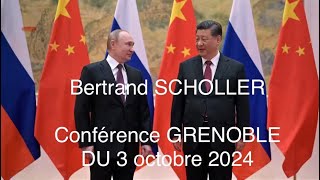 Bertrand SCHOLLER  sortir CHAOS BIEN contre le MAL le temps des révélations Macron et les Khazars [upl. by Gargan384]