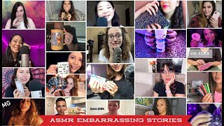 ASMR Collab  Embarrassing Stories and Fast Tapping [upl. by Clari521]