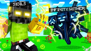 FIGHTING the INFINITY WITHER in Insane Craft [upl. by Luis]