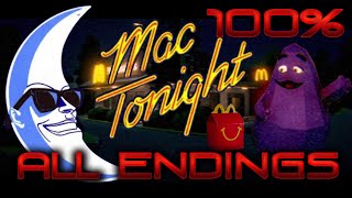 FAST FOOD can KILL YOU  Nostalgic Indie HORROR Game 100 Completion  All Endings Mac Tonight [upl. by Lowis]