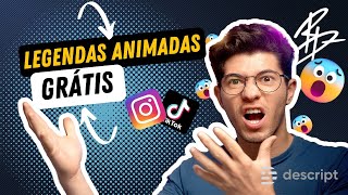 Como fazer Legenda animadas automáticas para TikTok e Reels [upl. by Saretta]