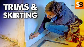 How To Fitt Door Trims Architraves amp Skirting Boards [upl. by Rosemaria]