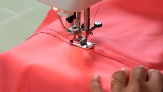 How to Sew a Flat Felled Seam  Sewing Machine [upl. by Ronel]