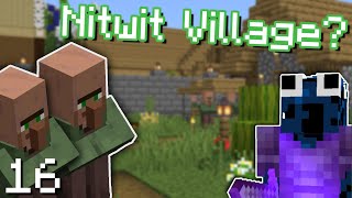 Building a Nitwit Village Minecraft Survival Ep16 [upl. by Paucker411]