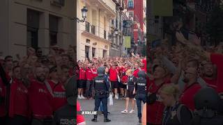 Stuttgarter Fanmarsch in Madrid Real Madrid  VfB Stuttgart 170924 VFB RMAVFB Stuttgart ucl [upl. by Meid810]