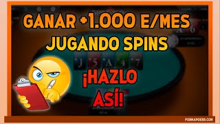 Cómo GANAR 1000€ al MES 💵 1introducción a los SPINampGO 🔶FormaPoker🔶 [upl. by Haek]